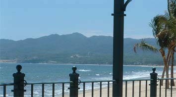 Beautiful ocean view from Bella Vista Restaurant at Flamingos