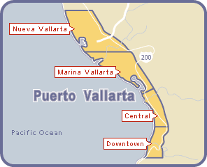Pureto Vallarta map