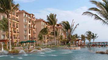 Beautiful pools plus ocean views at Villa del Palmar Flamingos